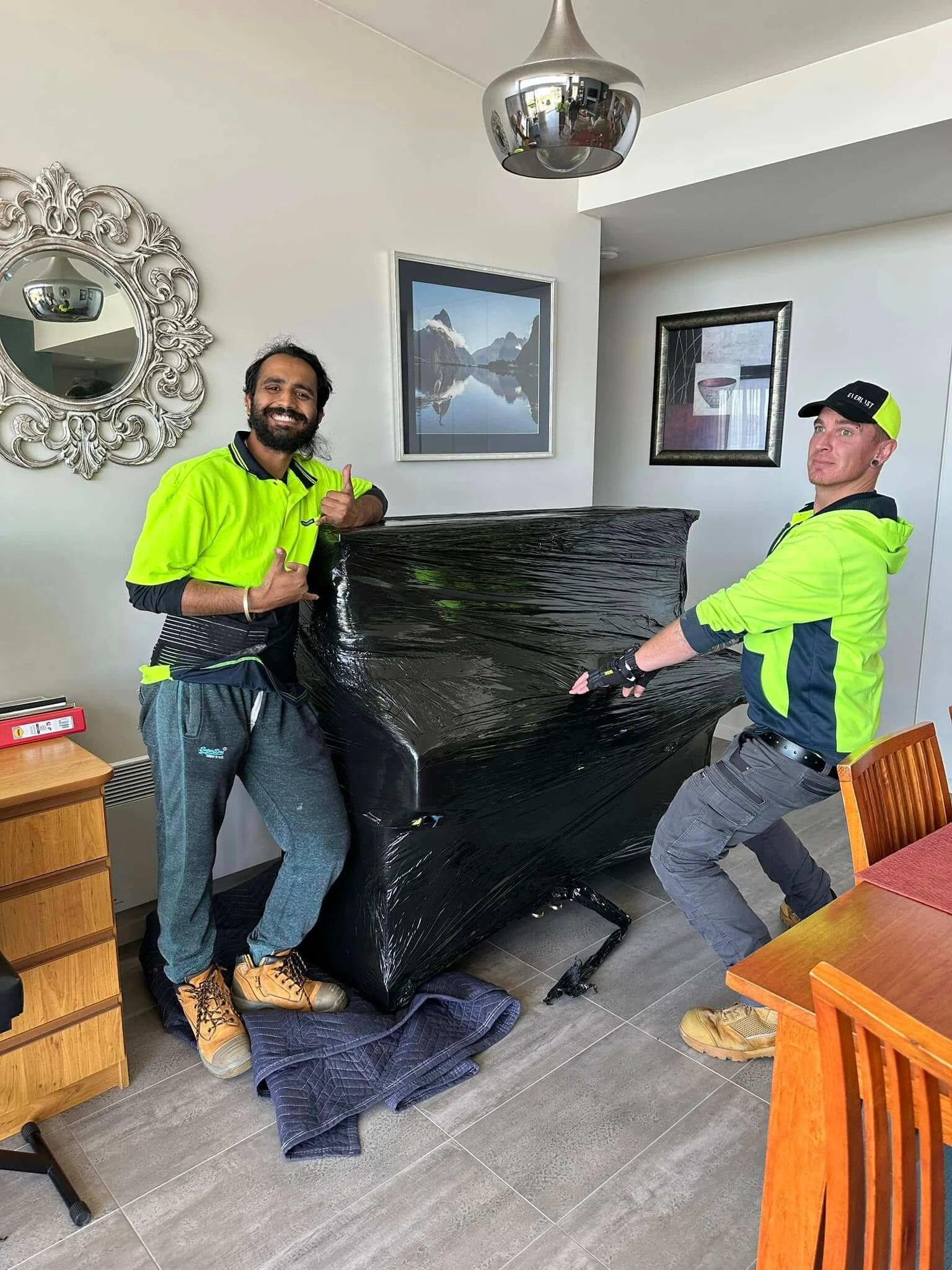 Team Loading Truck