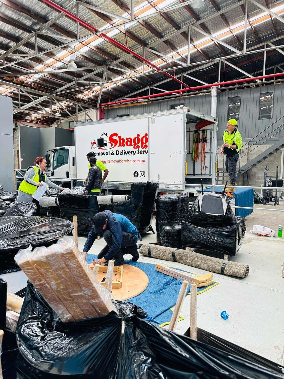 Team Loading Truck