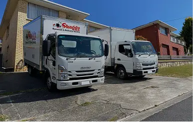 Shaggy Removals truck fleet